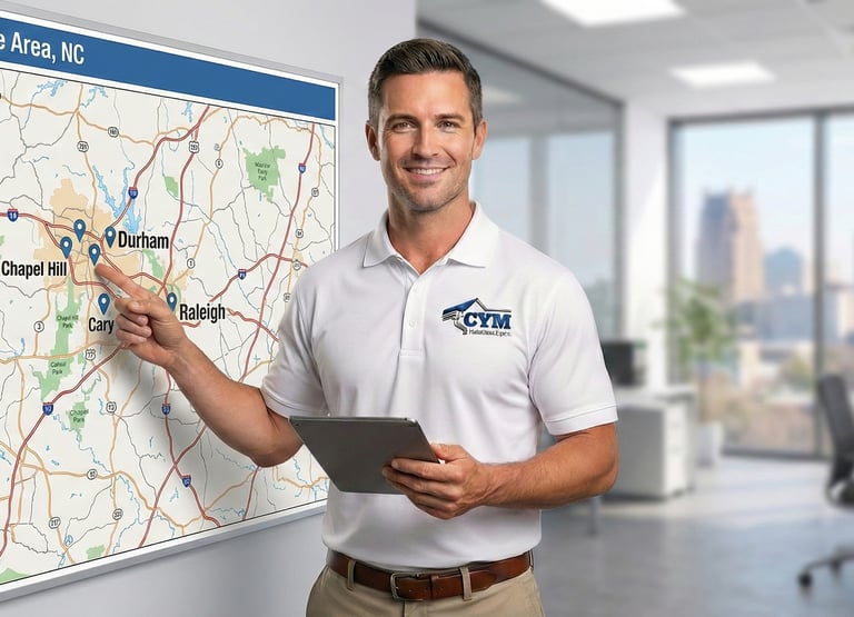 Home improvement contractor serving Durham NC Raleigh Chapel Hill Cary and the Research Triangle are