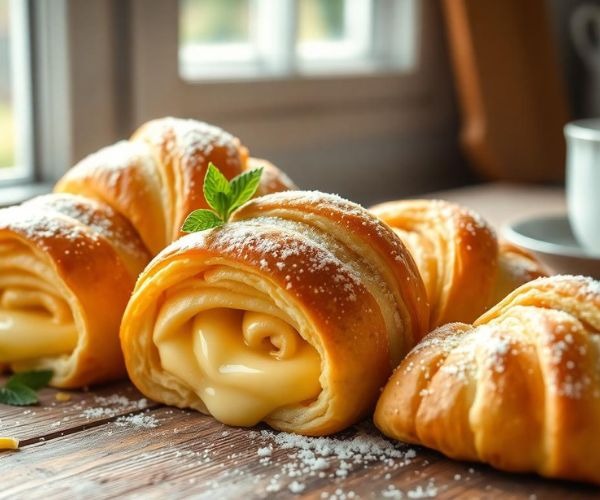 Lemon Cheesecake Crescent Rolls