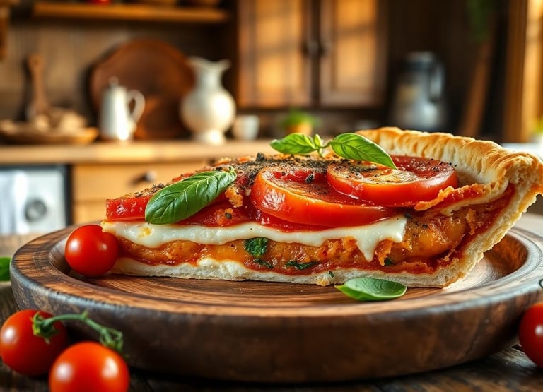 Slice of Tomatoe Pie