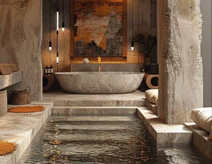 luxury spa indoor pool design
