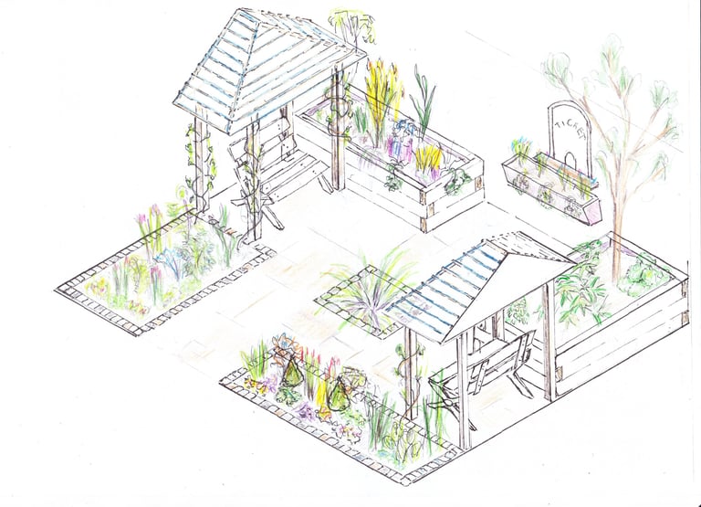 A small accessible garden design proposal
