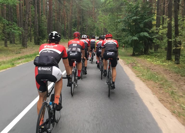Antaris team dviračių treniruotės komandoms