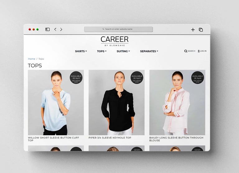 Category Page - Career by Gloweave Website (Gloweave)