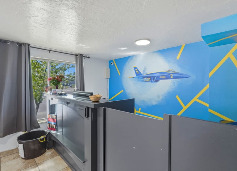 Front Office at the Renovated, Affordable Patriot Stay Motel in Vernal Utah
