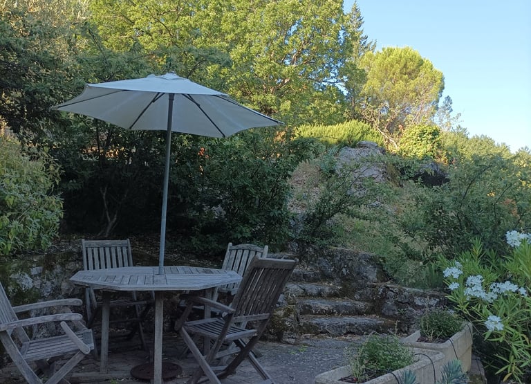 A shady spot for lunch