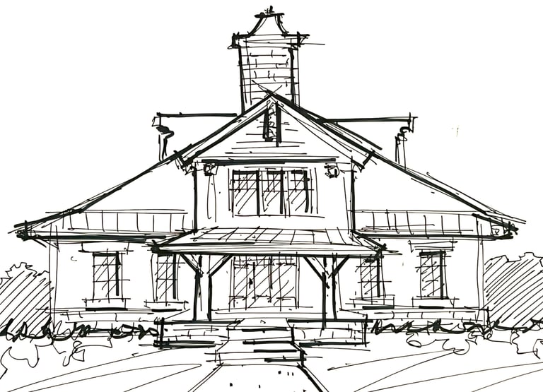 Design Sketch - Copper Quoin Architecture & Design