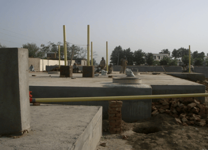 Water Treatment being Build