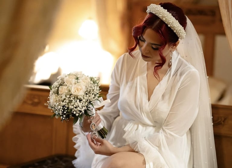 Maquillaje de novia con acabado natural para boda en España