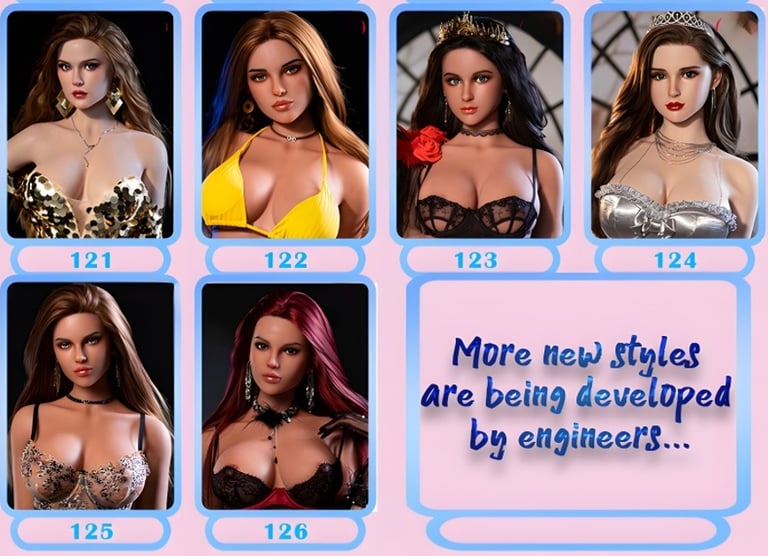 visages poupée réaliste silicone DDF