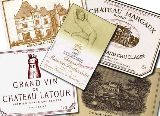  Premier Grand Cru Classé 1855 labels