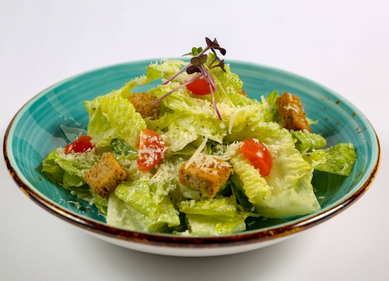 Ceaser salad by chef Santhosh Prasad 