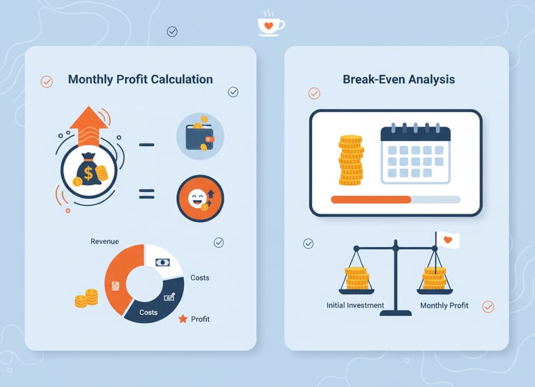 maa ki chai monthly profit calculation