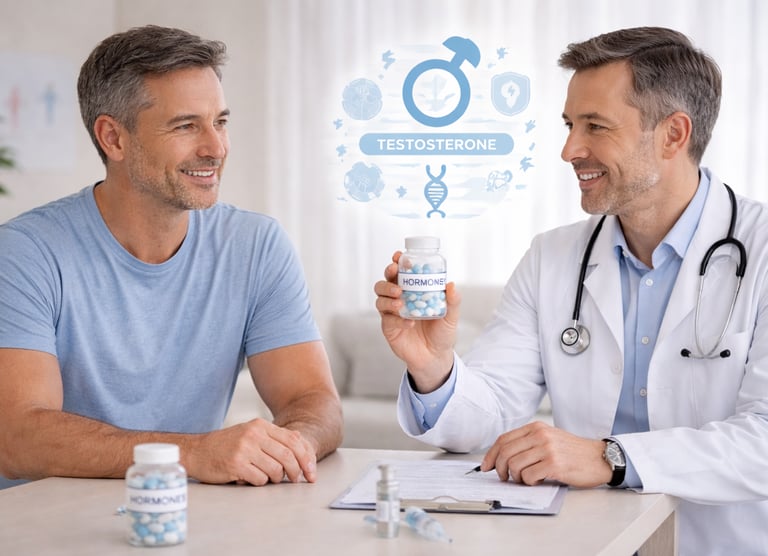 D-supervised hormone consultation at Optimum Wellness