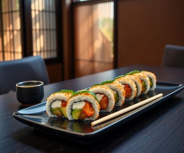 Philadelphia Roll with Smoked Salmon