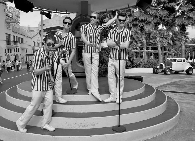 Entertainers at Universal Studios Singapore photographed by Peter Pickering
