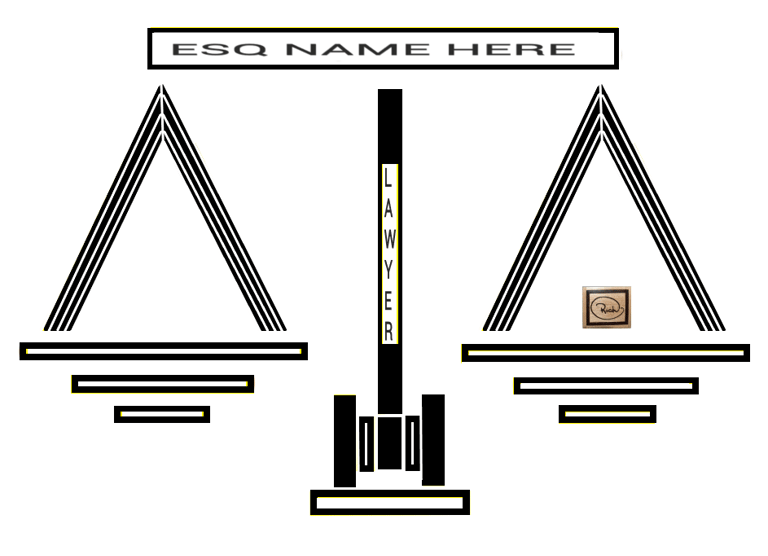 JUSTICE SCALES richWOODart.com straight line art 
