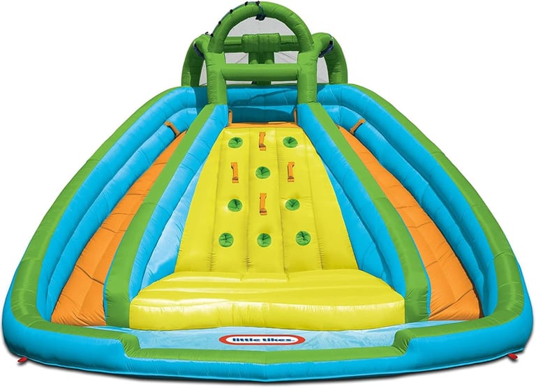 Little Tikes Rocky Mountain River Race Inflatable Slide Bouncer