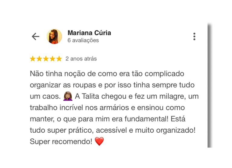 Talita Tavares / Personal Organizer - Organização Residêncial / Cursos / Ebook / Consultoria