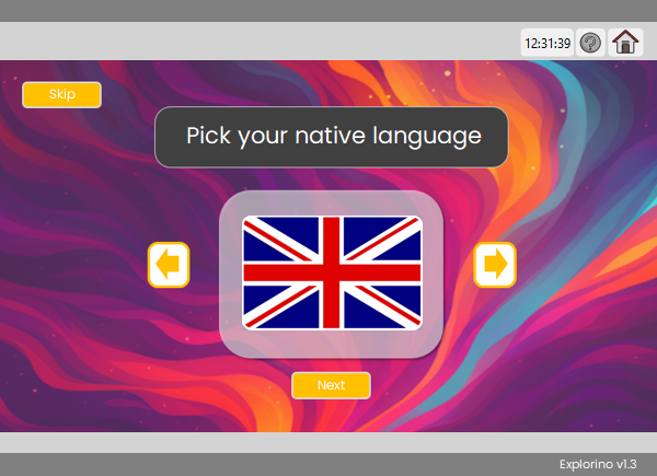 Onboarding of new users in Explorino