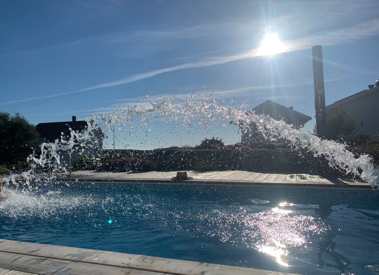 bygga pool