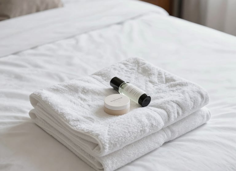 A clean and inviting vacation rental with fresh linens and sparkling surfaces.