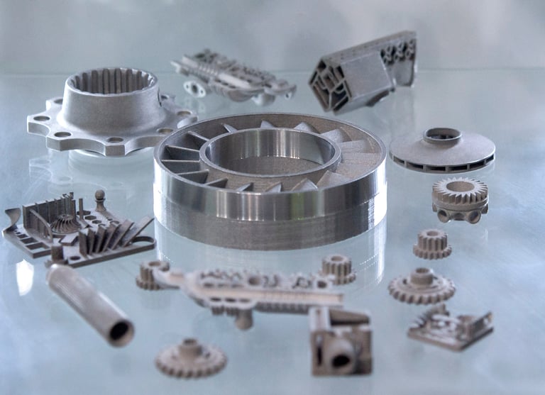 Metal Jet 3D printed precision parts for automotive & aerospace — AVB GLOBAL EXIM