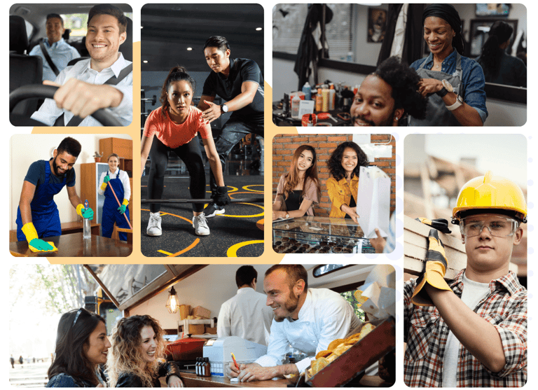 Small business owners and mobile workers who use a business phone number