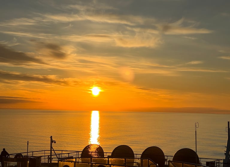 Late night Sunset on an Alaskan Cruise