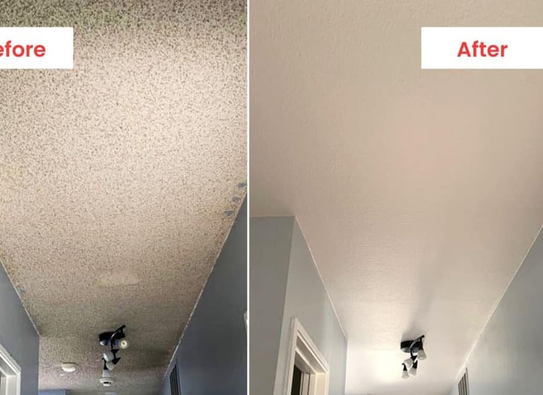 remove popcorn ceiling texture in massachusetts