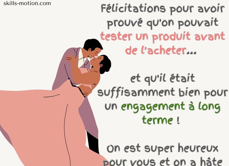 voeux de mariage originaux humour