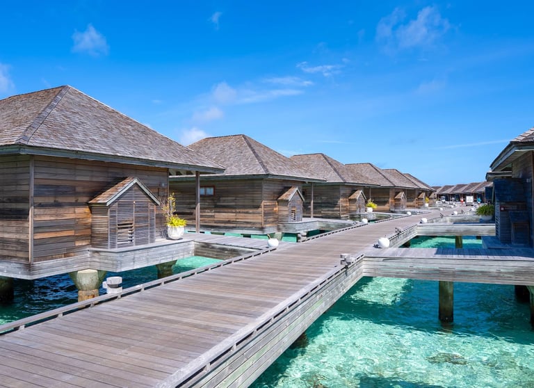 Hurawalhi Maldives overwater villas jetty