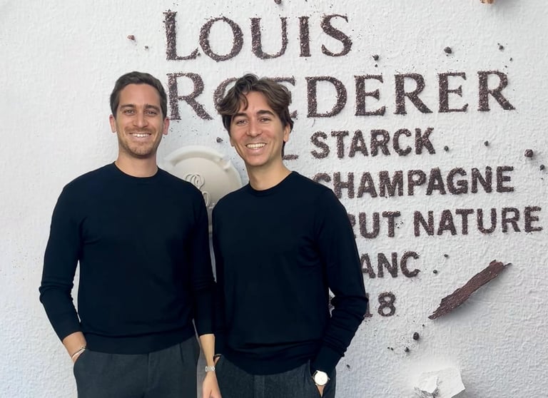 Thibault & Arnaud Dj percussion performance haut de gamme pour soirée Louis Roederer à Paris