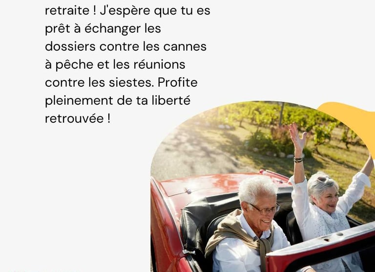 beau texte sur la retraite humour collegue