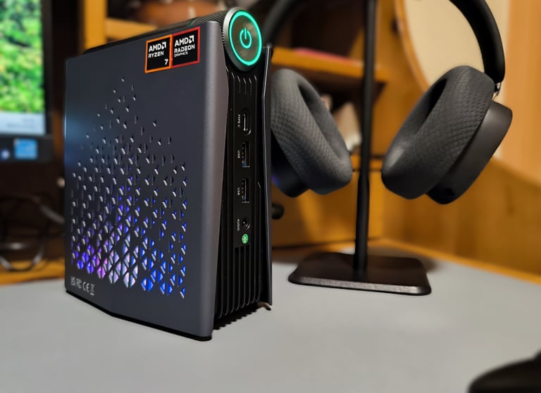 Análise do Acemagic S3A: Mini PC de alto desempenho com design minimalista tipo torre para setups