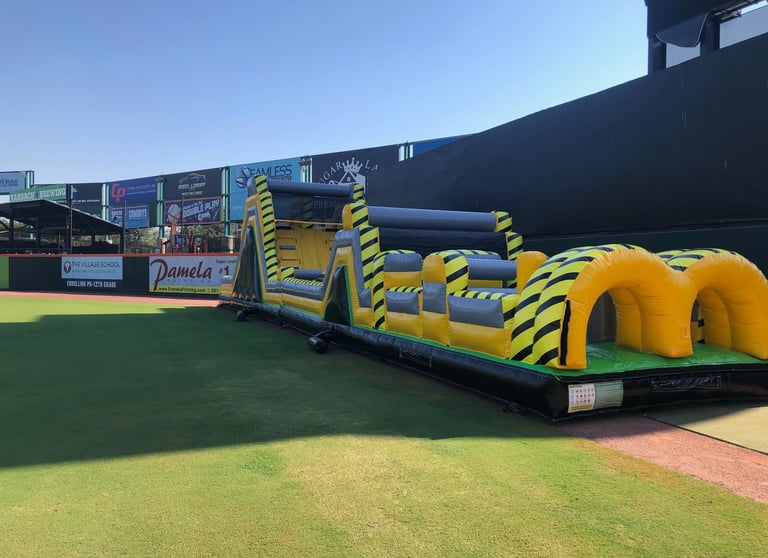 72ft obstacle course