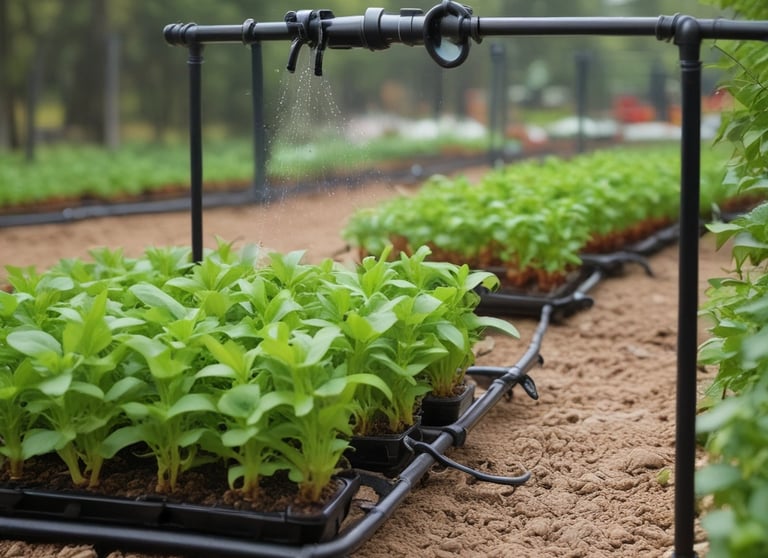 automatic watering system for potted plants