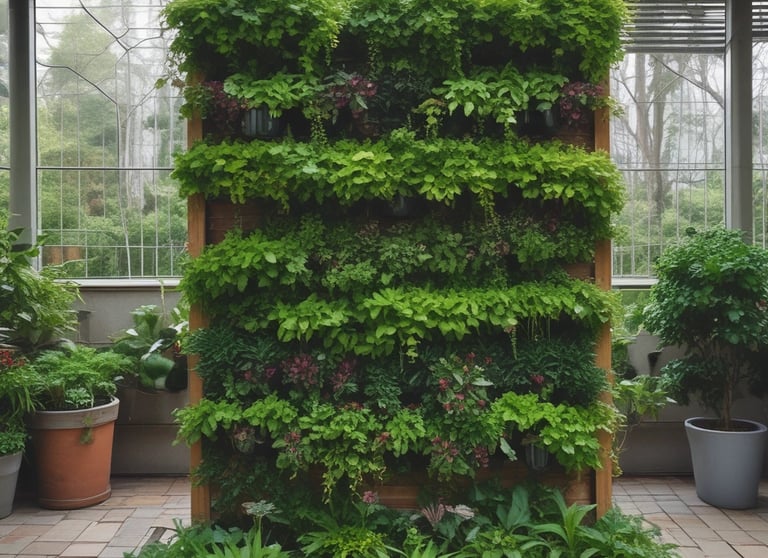 Vertical Garden Structure Ideas for large gardens