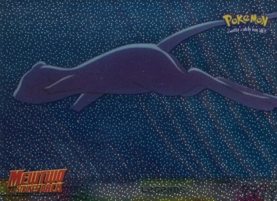 1 Legends Topps Pokémon The FIrst Movie sandpeper silver foil