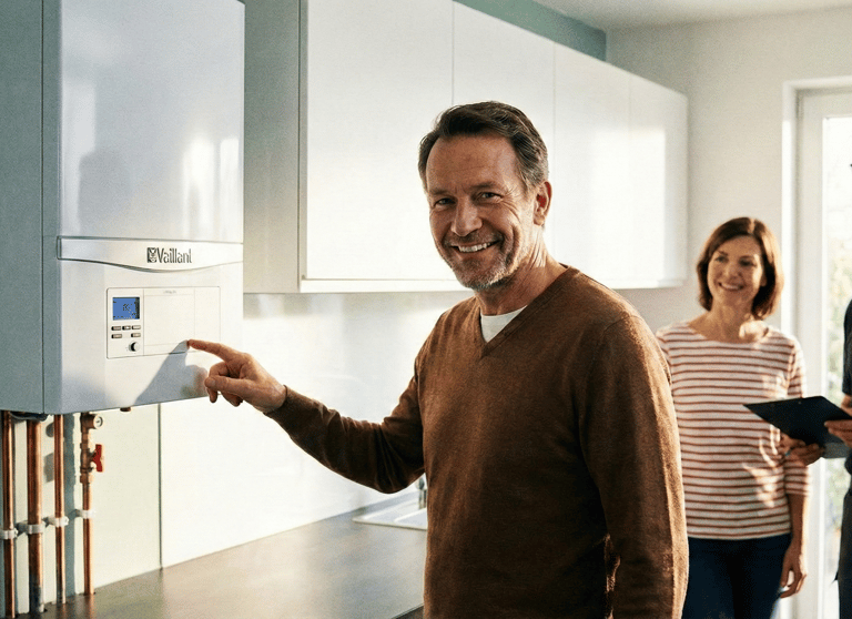 Cliente satisfecho con su Instalación de Calefacción