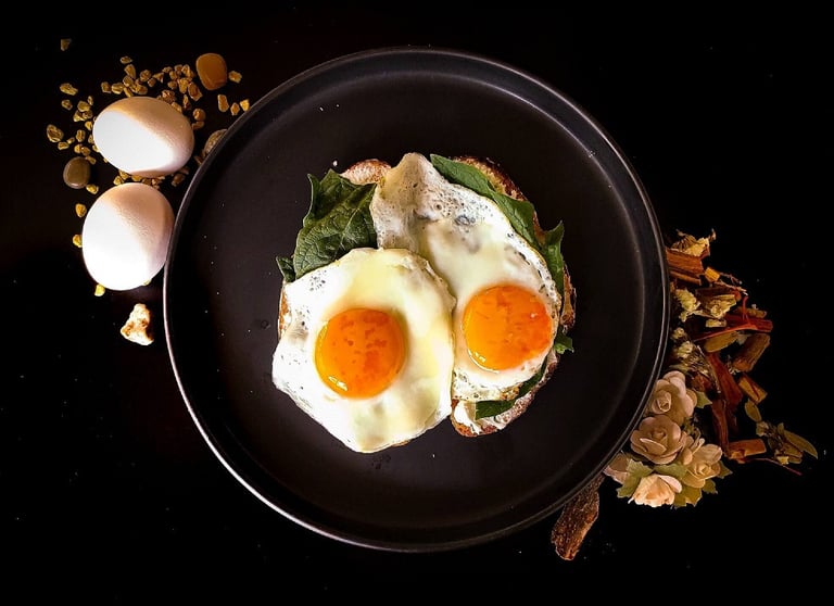 fried eggs