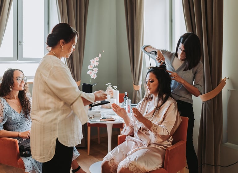 Maquillaje y peinado para novia en Huesca