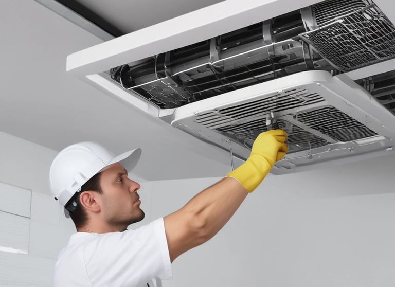 Service av ventilation