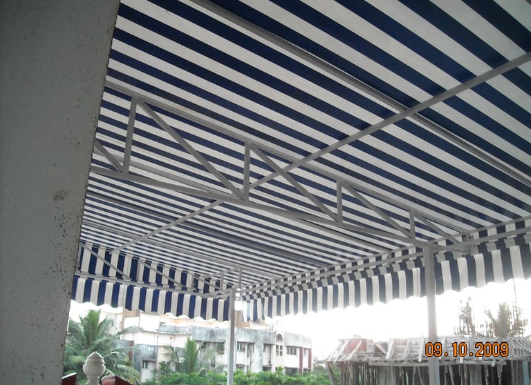 Fixed awning  for terrace