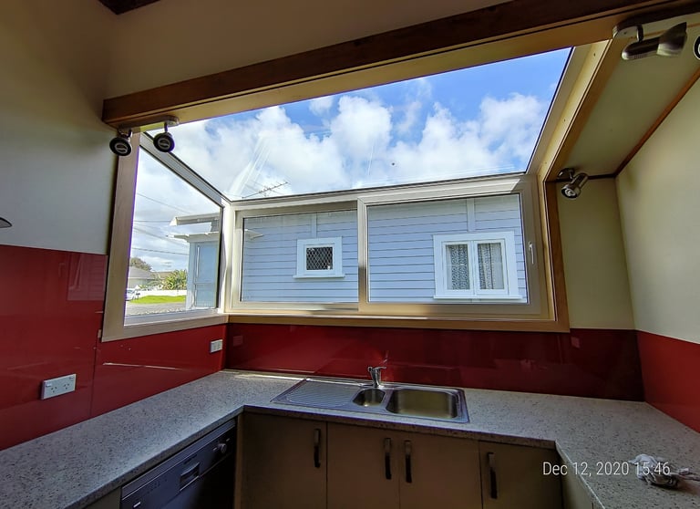 UPVC bay window installation adding space and light to Auckland home, New Zealand