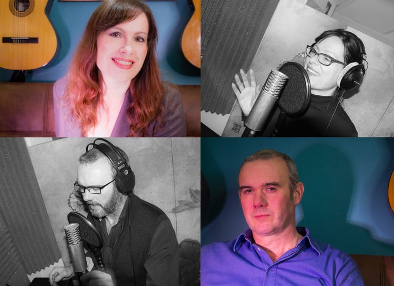 Tenor and soprano offering recording services for film, TV, adverts, games, podcasts and songs