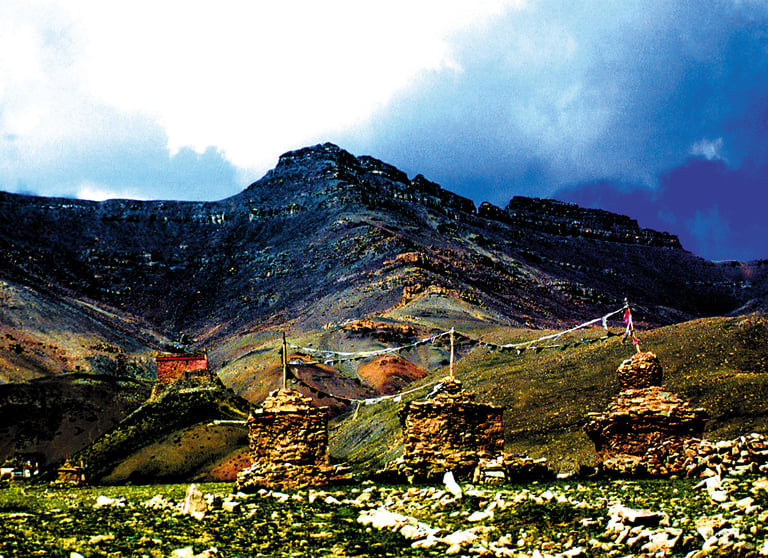 chorten sulla via del Kailash