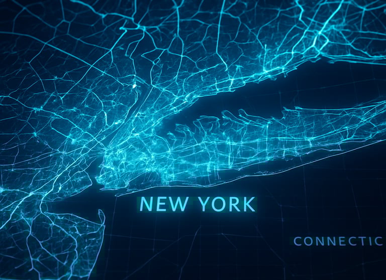 blue and red abstract painting