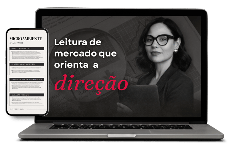 Mockup de notebook com arte do serviço de Diagnóstico 360