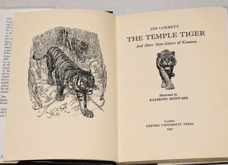 Jim Corbett Book - The Temple Tiger