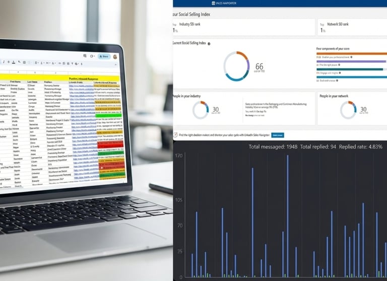 LinkedIn growth analytics and performance dashboards